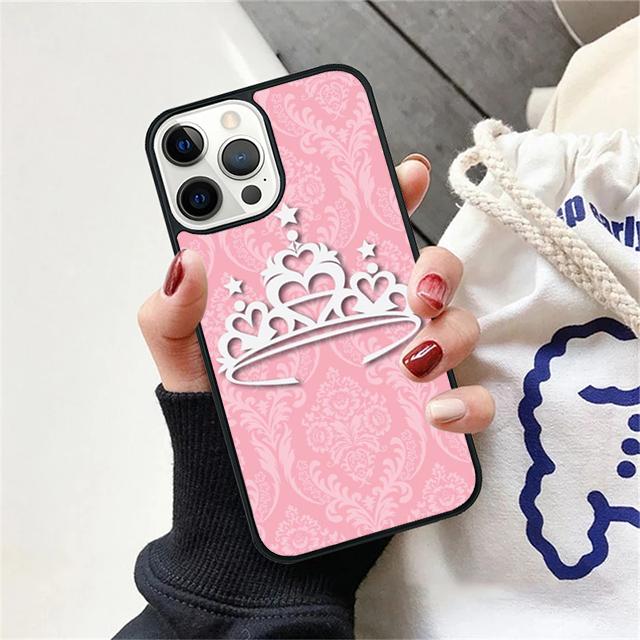 Королевская принцесса корона Чехол-ракушка для iPhone 17 Air 15 16 14 13 12 Pro Max 11 Pro Max Plus Чехол для телефона