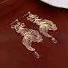 Accessories Goldfish Earrings Ear Jewelry Metal Dangle Earrings Creative Goldfish Eardrop  Women