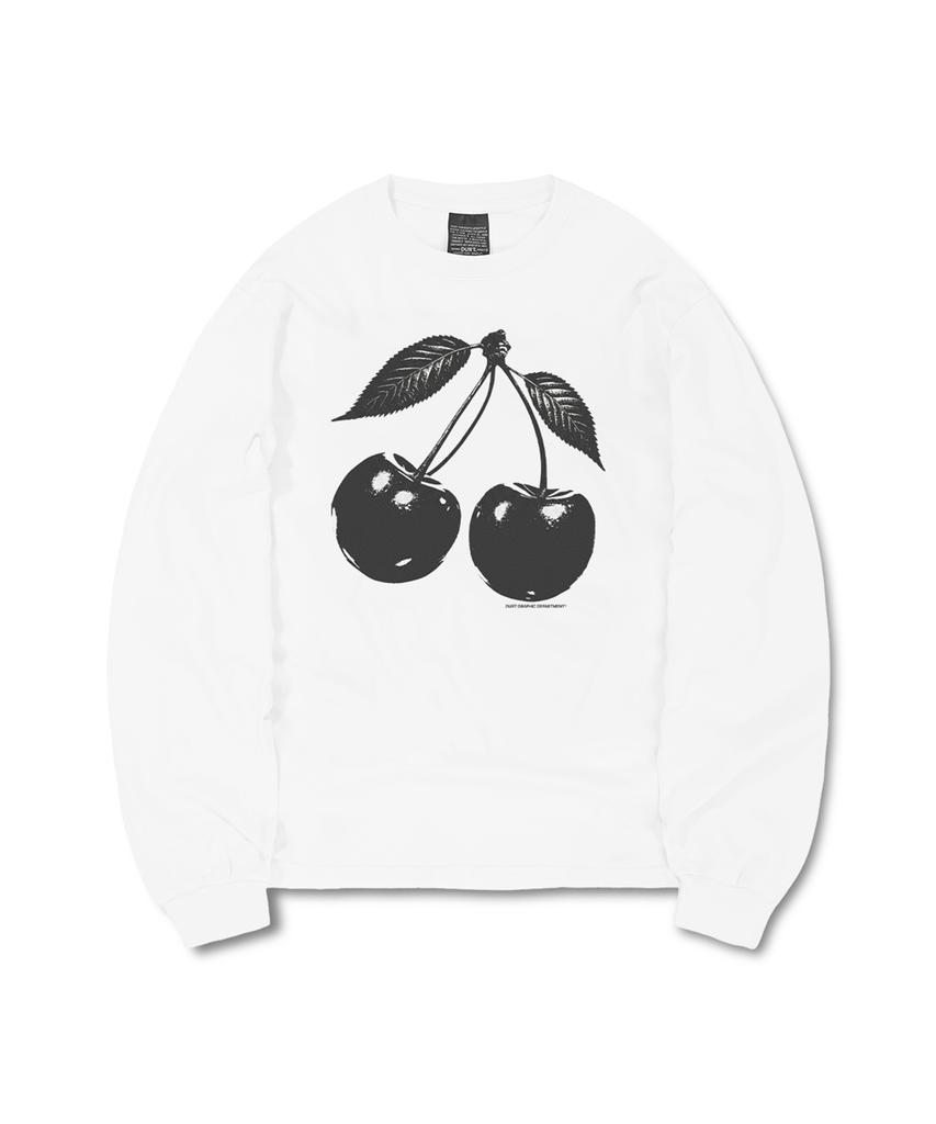 DURT Cherry Long Sleeve Tee (White)