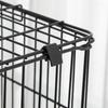 3-Tier Metal Cage with Tray for Rodents, Rabbits and Ferrets with 4 Wheels, 81.2x52.7x114cm, Black