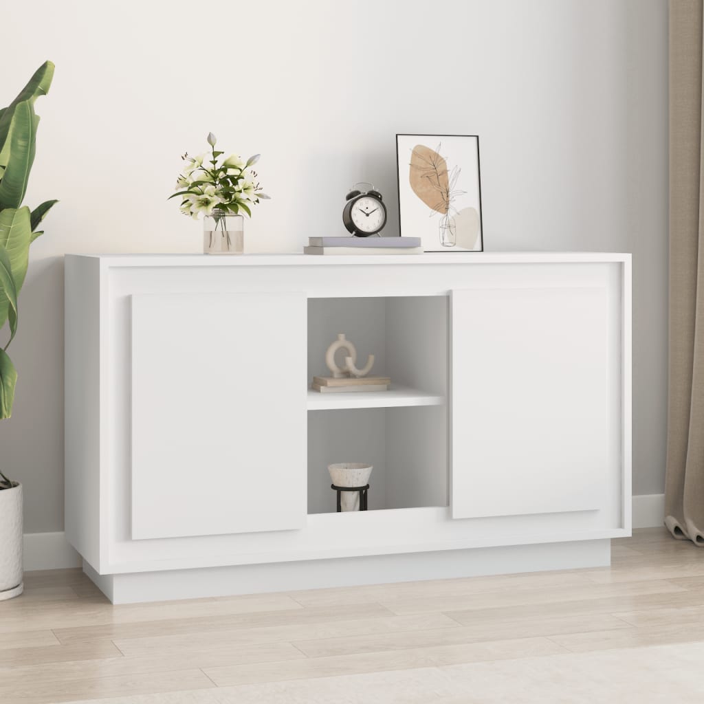 Sideboard White 102 x 35 x 60 cm Engineered Wood