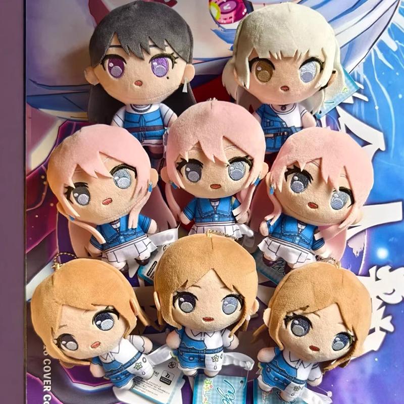 10 СМ Аниме MyGO Плюшевые Игрушки Подвеска Мультяшная BanG Dream Мягкая Кукла Сойо Нагасаки Таки Шиина Плюшевая Брелок Рождественские Подарки