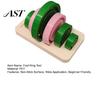 Handmade Pottery Foot Ring Set Tools Set, 6 Sizes Clay Base Aligner Templates, Lightweight Molding Shaping for Ceramic Mugs Bowls Vases, Hand Building