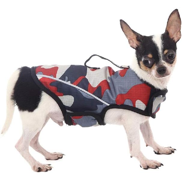 Dog Anxiety Jacket- Keep Calmig Vest Reflective Thunder Coat with D-Ring and Training Handle for Small Medium Large Dogs,Camouflage