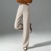 Женские брюки Fanzhen с высокой талией и широкими штанинами из смесовой шерсти