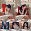 Singer L-Lee Ji Eun-MT IU Fun Beautiful Pillow Case Comfort Sofa Bed Silky Elegant Invisible Zipper Decorative Cushion Cover
