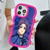 Blue Lock Рео Микаге Чехол для мобильного телефона из ТПУ с волнистым краем для iPhone 17 16 15 14 13 12 11 Air Pro Max Plus Цветной чехол