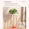 Black Floor-Standing Metal Flower Pot Stand Set