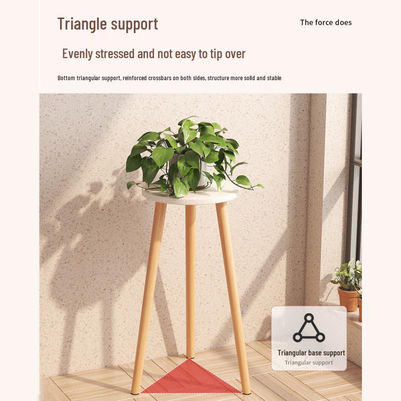 Black Floor-Standing Metal Flower Pot Stand Set