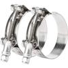 T Bolt Hose Clamps 304 Stainless Steel Exhaust Air Sealing New Water Pipes Sealing
