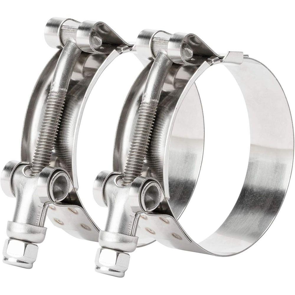T Bolt Hose Clamps 304 Stainless Steel Exhaust Air Sealing New Water Pipes Sealing