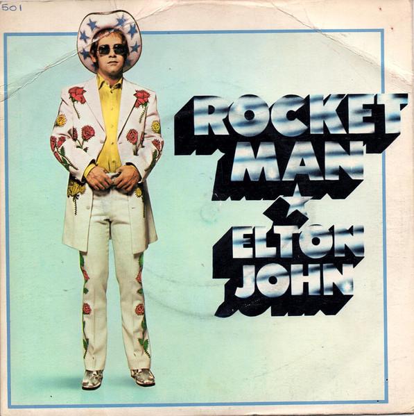 7-дюймовая пластинка ELTON JOHN Rocket Man DJX501 DJM Records 1972 Великобритания Рок Б/у