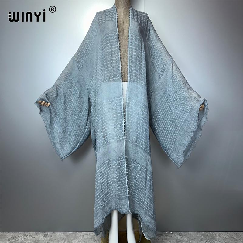 WINYI высококачественный удобный женский мягкий кардиган свободное платье вечеринка бохо макси пляж отпуск купальник накидки Африка кимоно