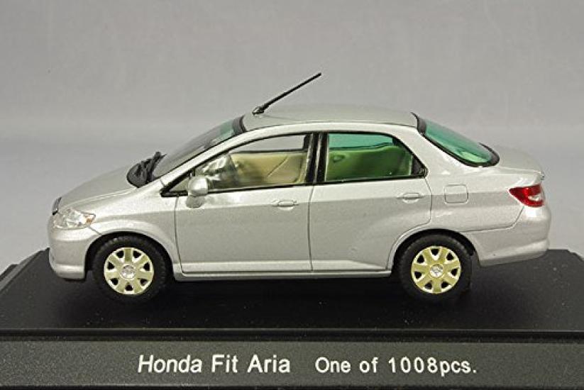 Ebro Scale Honda Fit Aria Сатиновый Серебристый Металлик 43438 Готовая модель 1/43