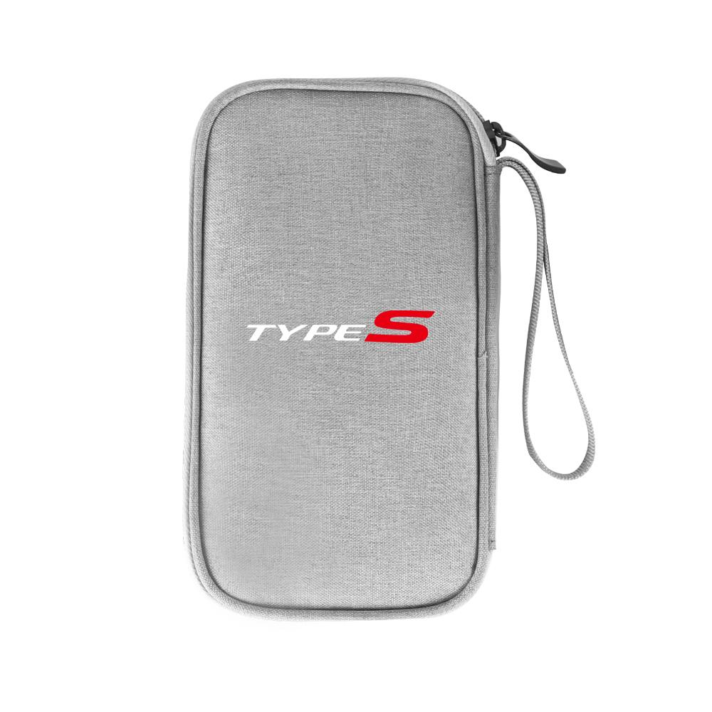 AQW1 Car Digital Supplies Storage Bag Key USB Cable Earphone Organizer Box For Honda Civic Accord Hrv Jazz CR-Z Element Insight MDX