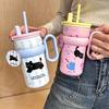 Large Capacity Insulated Water Bottle 540ml Thermal Cup Cute Insulated Cup Student