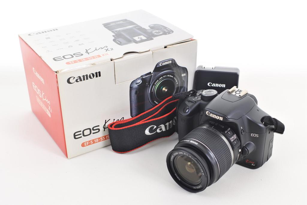 Canon EOS Kiss X2 / Rebel XSi • EF‑S 18‑55 IS Kit • Shutter Count 35 • Tested • Japan