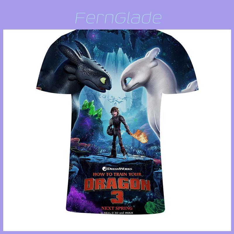 How To Train Your Dragon Men Women 3d Print Casual T Shirt With High Definition Graphics