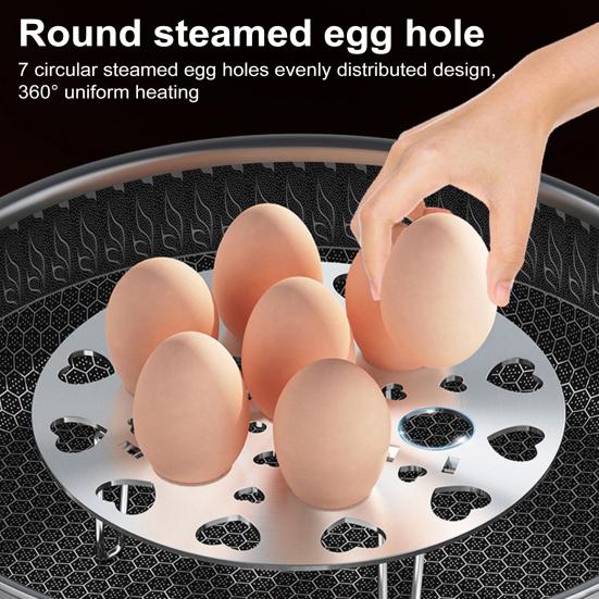 2 Pcs Foldable Steam Rack Stainless Steel Steamer Tray with Detachable Leg 21cm Diameter Cooking Steamer Rack for Eggs Steaming Pot Rice Cooker