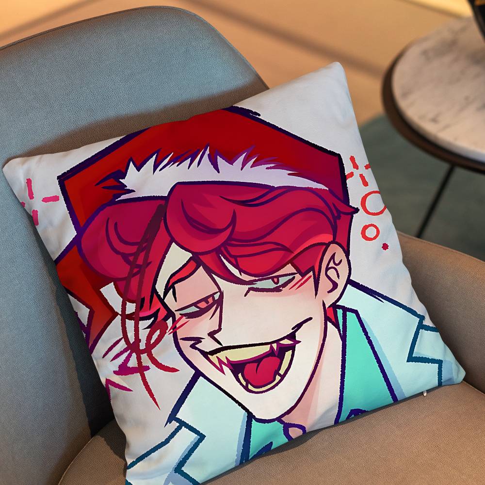 Dr. M Masacrik Psychocuties Cushion Cover Suitable For Sofa Car Bedroom Office Cushions Decorative Pillow Case