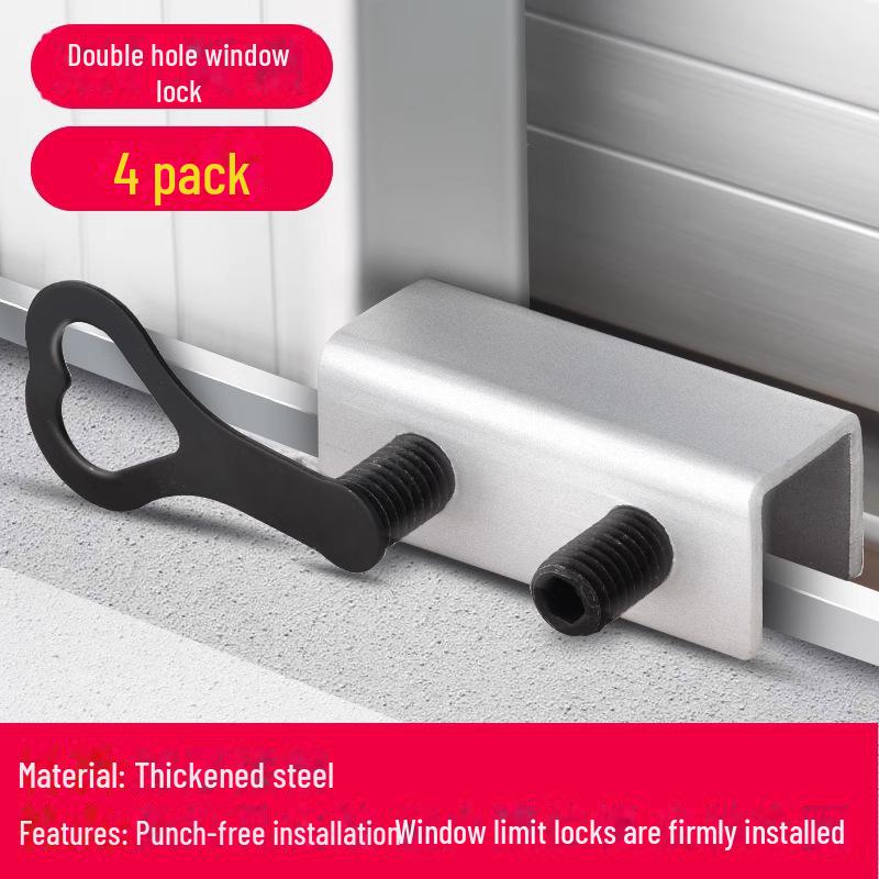 Замок безопасности для детей из алюминиевого сплава для раздвижных окон и дверей