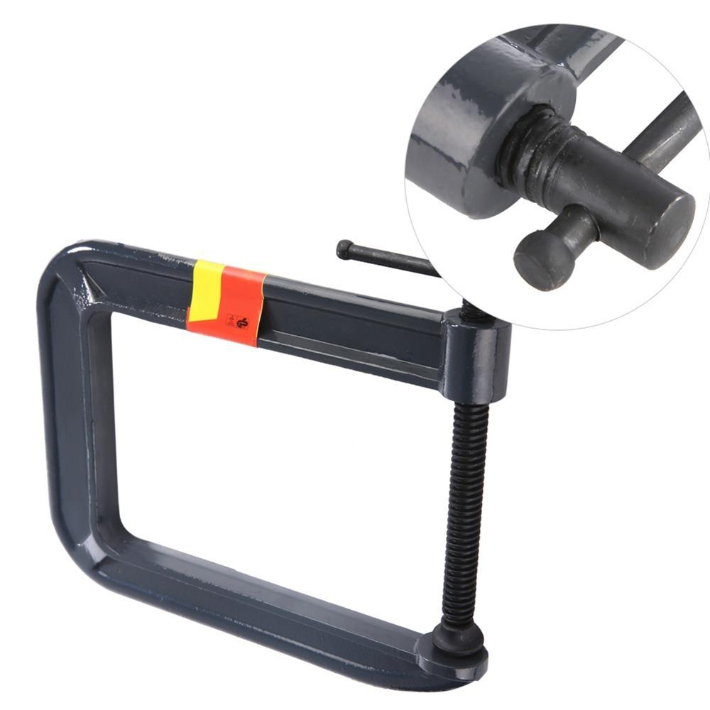 Steel Construction Heavy Duty C Clamp Gray G Type Clamping Device Deep Throat C Clamp Woodworking