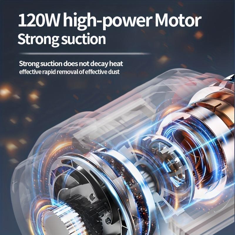 Автомобильный пылесос, портативный, мощный, мощный, со сверхсильным всасыванием, небольшой мини-ручной пылесос для использования в транспортных средствах