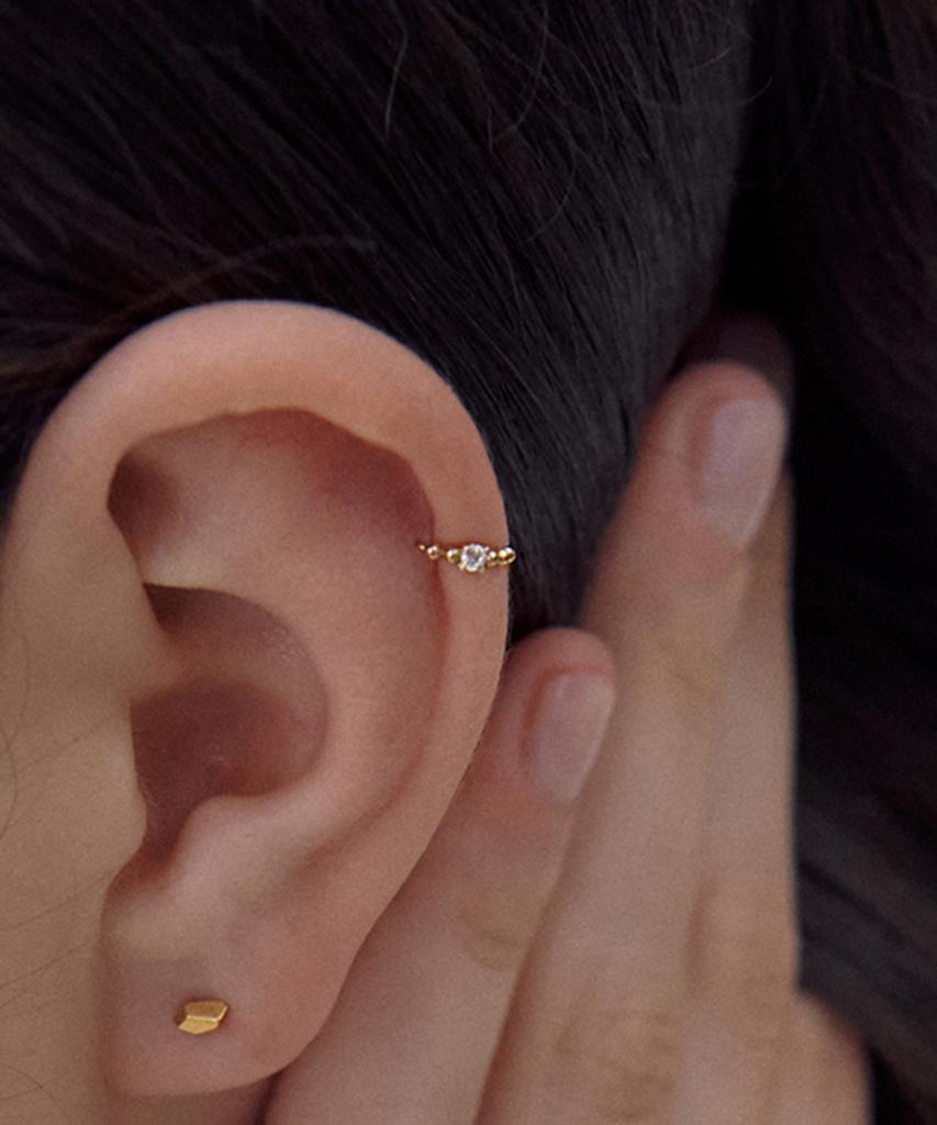 Кольцо-пирсинг Akarki 14K Glam