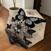 1pc Butterfly Flower Automatic Open/Close Umbrella Compact Folding Umbrella with 8-Rib Shaft for Women/Men, Elegant Birthday1224S