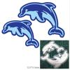 Two Happy Dolphins Metal Cutting Dies for Scrapbooking Embossing Stencils Card Making Craft Decor