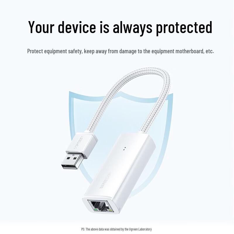 Ugreen Адаптер USB 2.0 на RJ45 Ethernet (Китайская версия)