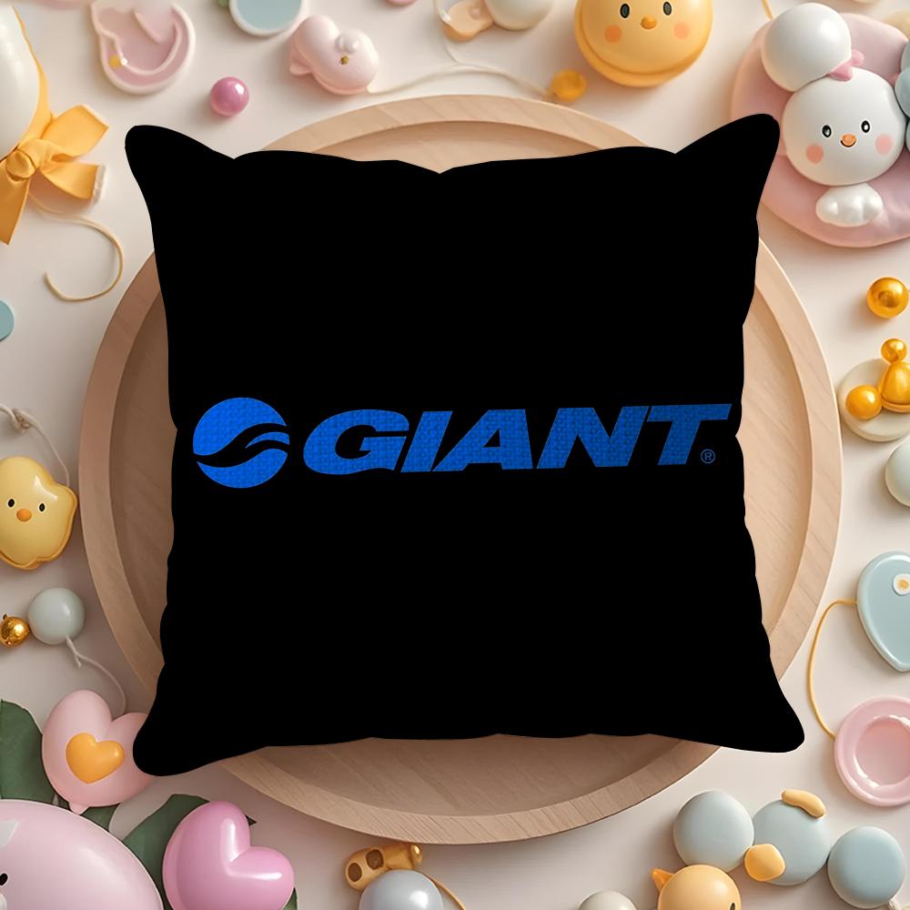 Чехол на подушку для велосипеда G-Giant Натуральный лен Органическая ткань Двусторонний принт Диван Домашний декор Подарок Чехол на подушку