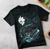 Футболка Kaiju no 8 Мина Широ кайдзю Манга Лучшее Аниме Графическая Футболка Черная Футболка