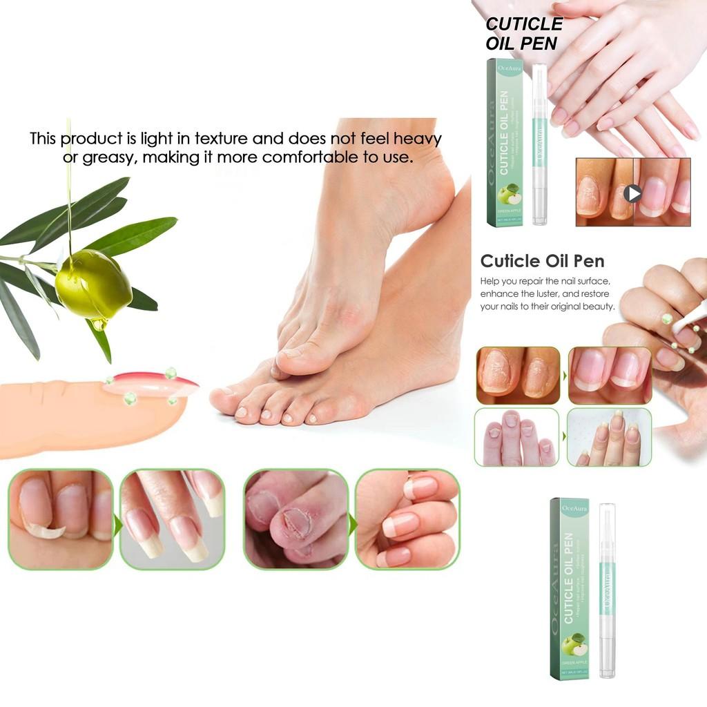 Oceaura Green Apple Nail Care Oil Deeply Nourishing Formula For Healthy Nails And Cuticles