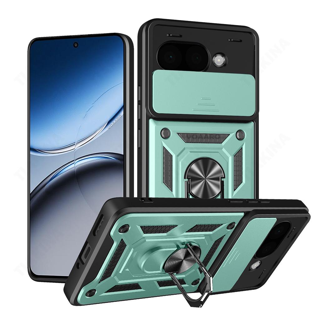 Чехол-слайдер для защиты объектива для Google Pixel 9A, чехол с магнитной подставкой-кольцом для Google Pixel 8 9 Pro XL 8A