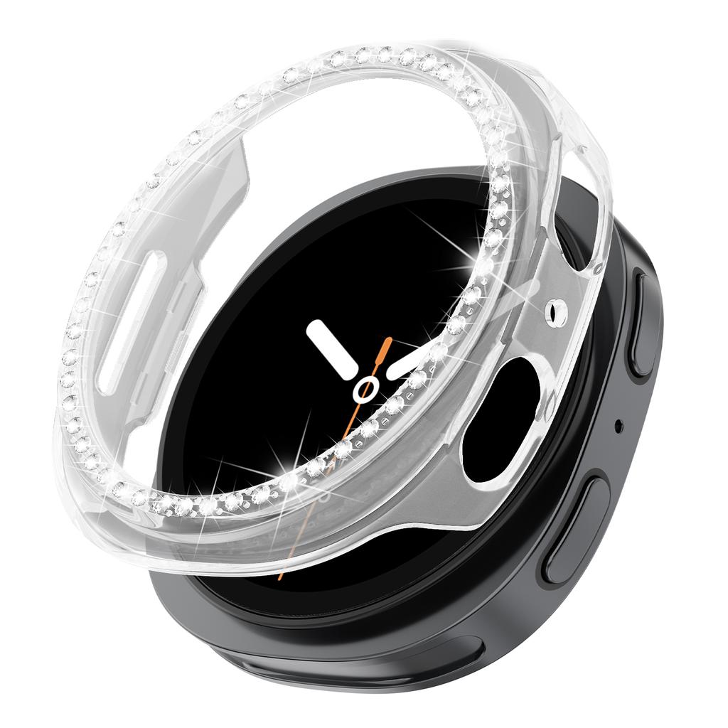 Защитный чехол для Samsung Galaxy watch 8 Case 40мм 44мм Аксессуары Алмазный полый жесткий бампер оболочка Galaxy watch8 Защитные чехлы