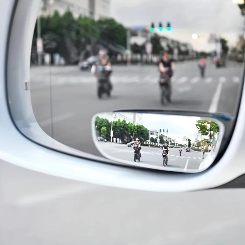2pcsHot selling car universal blind spot mirror borderless 360 degree wide-angle adjustable rearview mirror car reversing assist