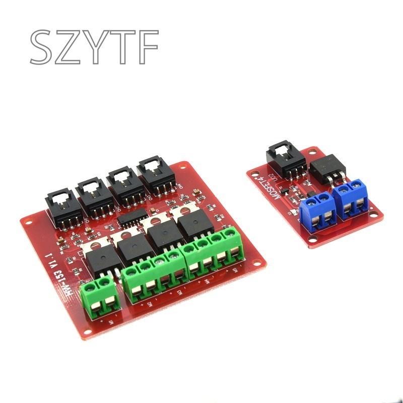 1/4-канальный однокристальный четырехканальный MOSFET-переключатель IRF540 V4.0+ для Arduino, изолированный модуль питания