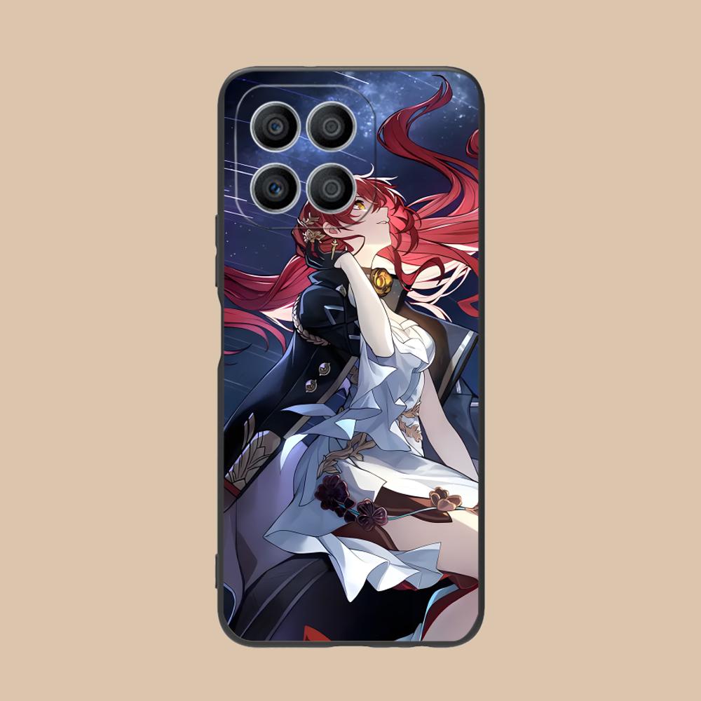 HSR Himeko Матовый ТПУ Чехол для Мобильного Телефона для Honor 90 80 70 60 50 30 20 10 9 8 7 Pro S SE Lite 5G Цветной Печатный Чехол