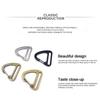 4 Colors Spring Quickdraws Clip Alloy Keychain Belt Buckles Triangle Carabiner  Camping Hiking
