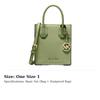 Michael Kors Кожаная сумка-сундук Mercer, Сумка, Сумка через плечо, Мини-сумка кросс-боди Женская Цвет: Матовый зеленый 35S1GM9T0L-LIGHTSAGE / 378