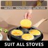 4-hole medical stone non-stick omelette pan