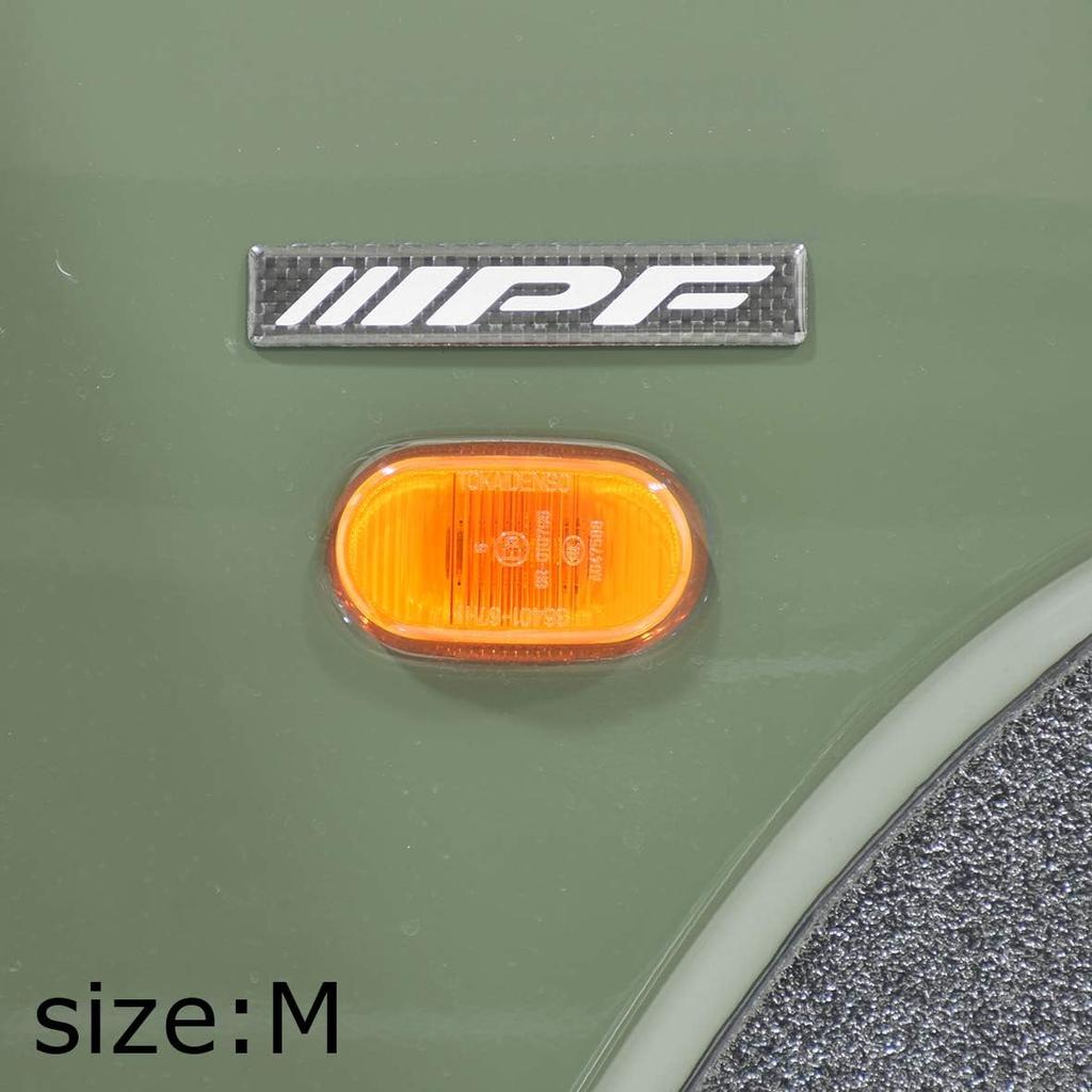 IPF Emblem Carbon Sticker M Size RA-311 [Official Goods]