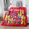 The Wiggles Flannel Blanket Soft Warm All-Season Throw, Design for Camping, Car Travel, Hiking Sofa, Bed, Office Perfect Gift for Parties