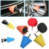 5x губчатых полирующих конусов для полировки шариковых накладок для комплекта угловых сверл для колес