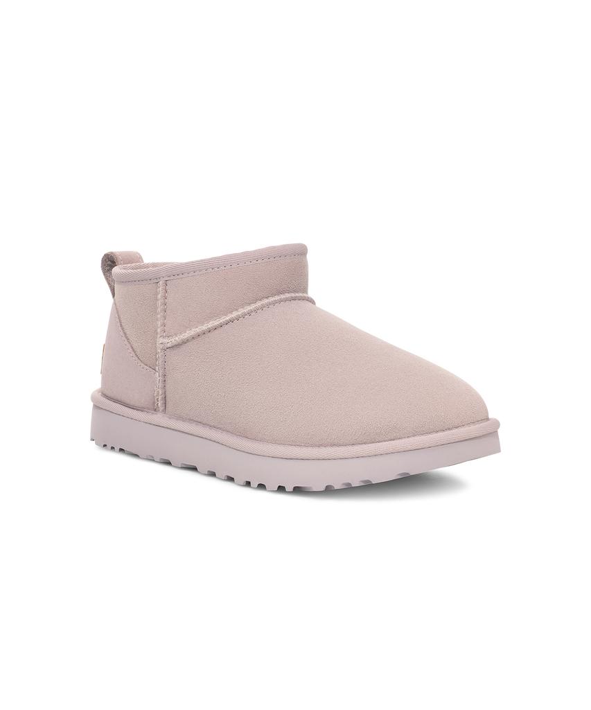 Ugg [Women] Suede Leather Mini Boots (Classic Ultra Mini) W - Pale Smoke / 1116109Psk