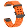 22mm Silicone Strap for Garmin Fenix 8 47mm/Fenix E 47mm/Quatix 7 Pro Multiple Holes Watchband