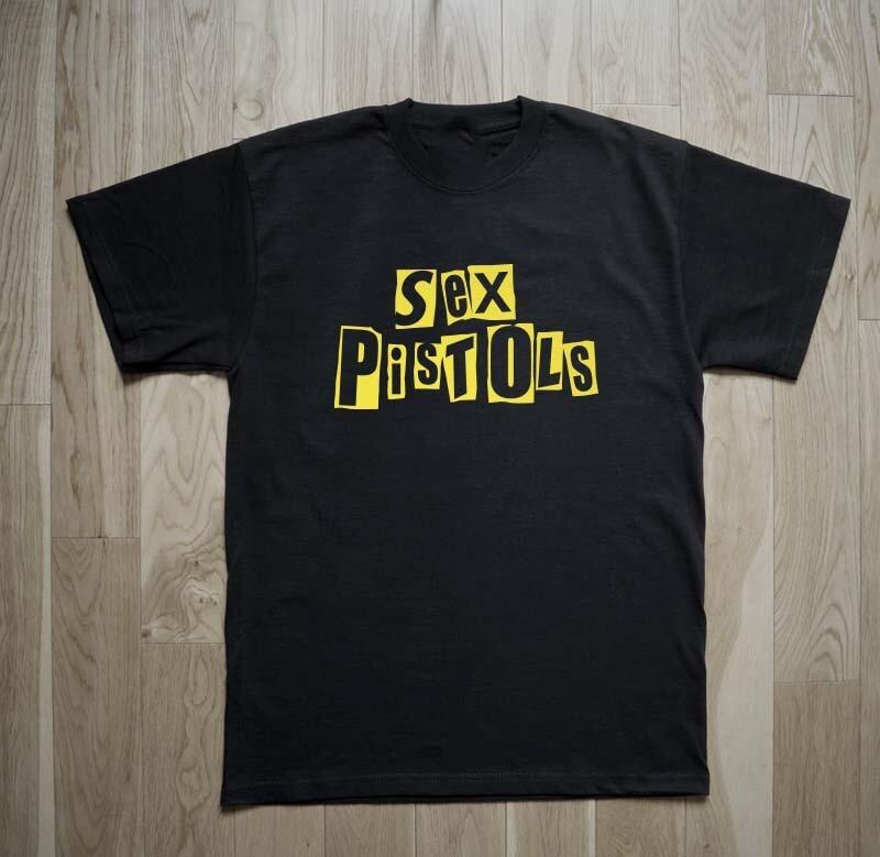 New Sex Pistols Band Black Short Sleeve T-shirt All sizes Unisex T-Shirt