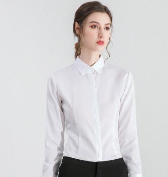 [Xinjiang long-staple cotton-no-ironing] 111% pure cotton shirt women's long-sleeved high-end versatile commuter interview shirt