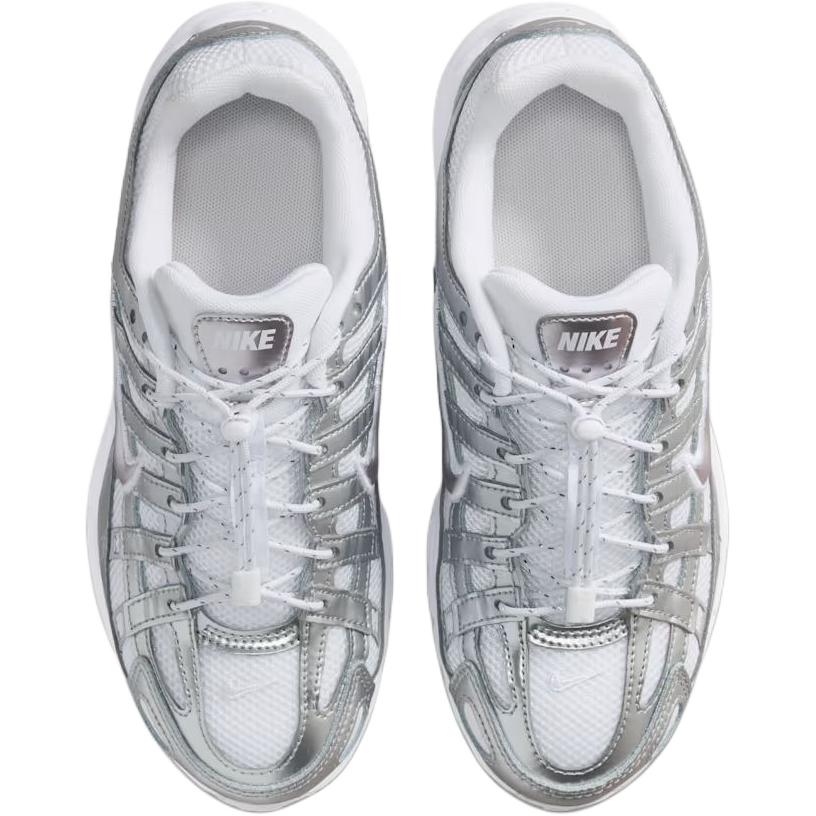 Nike P 6000 Низкие детские беговые кроссовки Серебристые Детские IR5228-100